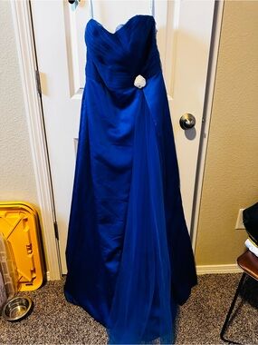 dusty blue davids bridal dress The dusty blue dress youll LOVE This versatile gown is a bridesmaids dream with 10+ ways to wear, in sizes 0-30, and it comes in 28 other colors!, Link in our bio to shop style F20831 or comment